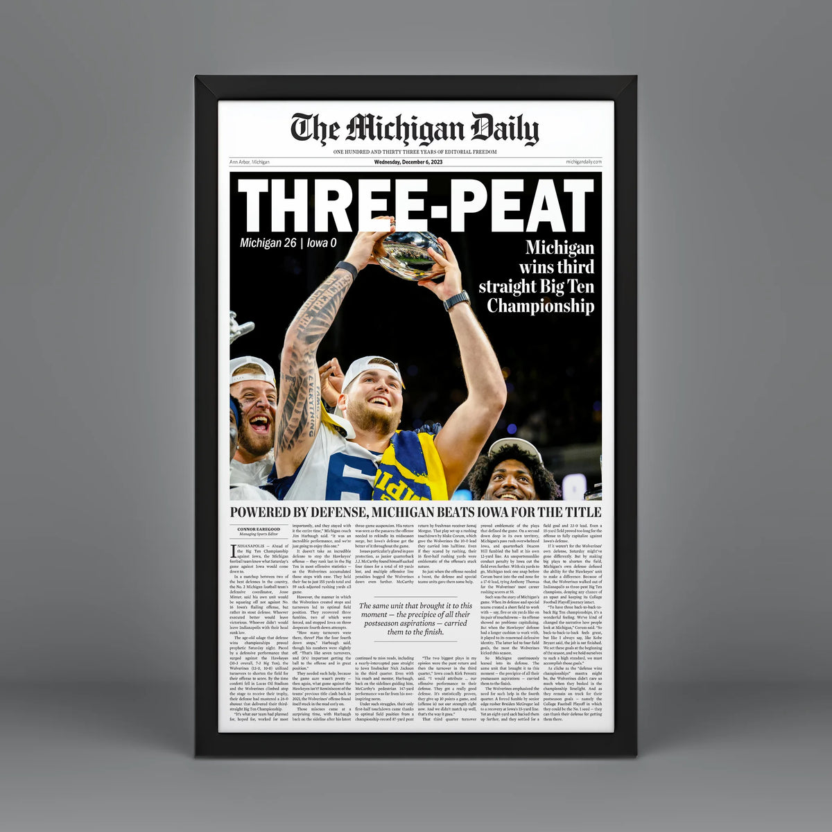 Three-Peat