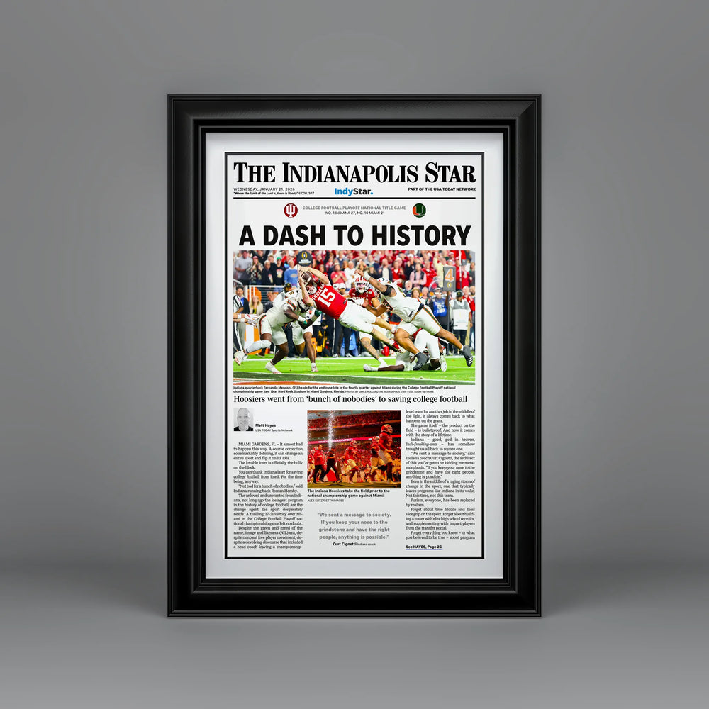 A Dash to History